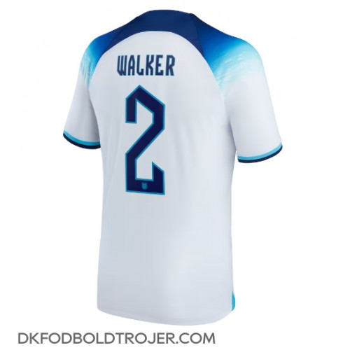 Billige England Kyle Walker #2 Hjemmebane Fodboldtrøjer VM 2022 Kortærmet